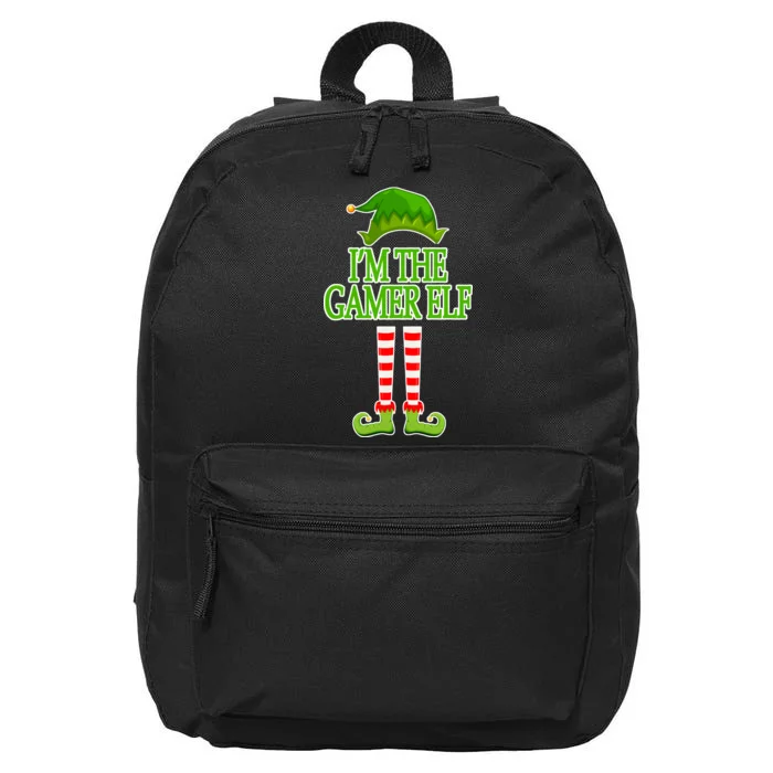 I'm The Gamer Elf Matching Family Christmas 16 in Basic Backpack