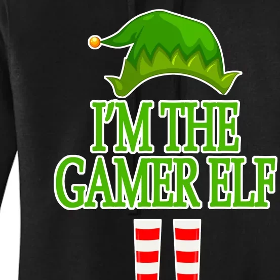 I'm The Gamer Elf Matching Family Christmas Women's Pullover Hoodie