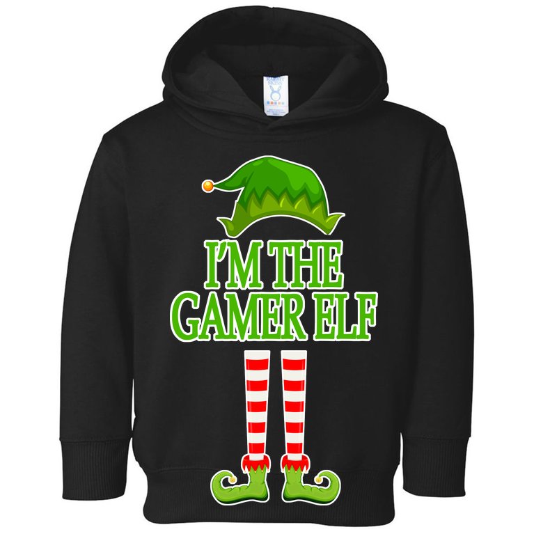 I'm The Gamer Elf Matching Family Christmas Toddler Hoodie