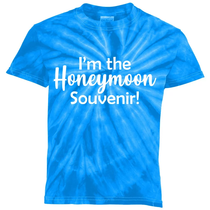 I'm The Honeymoon Souvenir Kids Tie-Dye T-Shirt