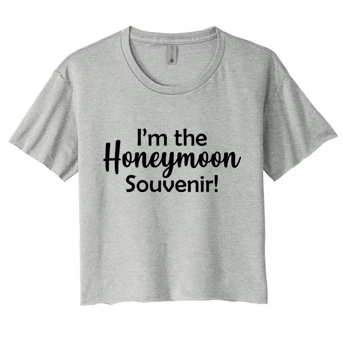 I'm The Honeymoon Souvenir Women's Crop Top Tee