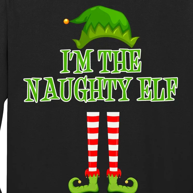 I'm The Naughty Elf Matching Family Christmas Long Sleeve Shirt