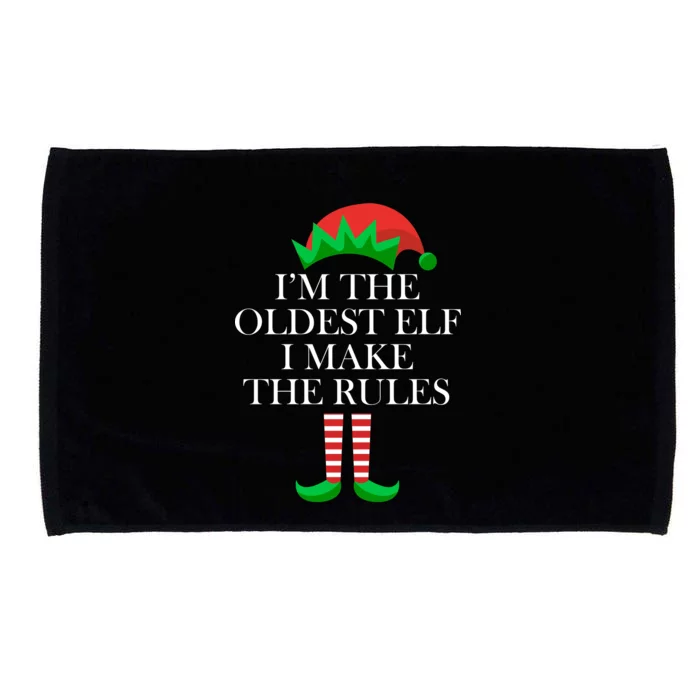 I'm The Oldest Elf I Make The Rules Matching Christmas Microfiber Hand Towel