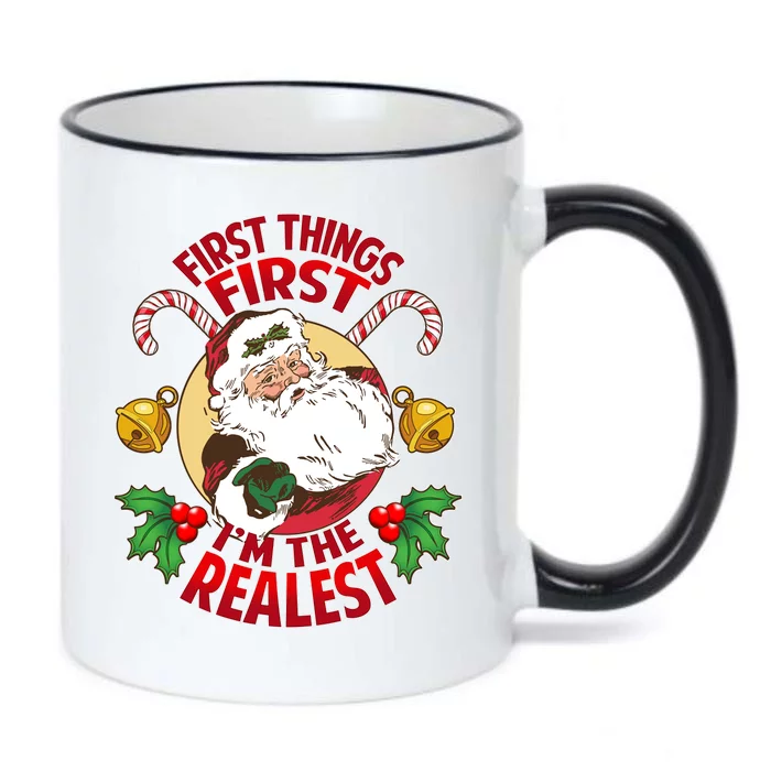 I'm The Realest Santa Claus Black Color Changing Mug