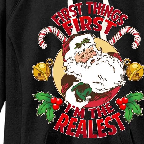 I'm The Realest Santa Claus Women's Fleece Hoodie