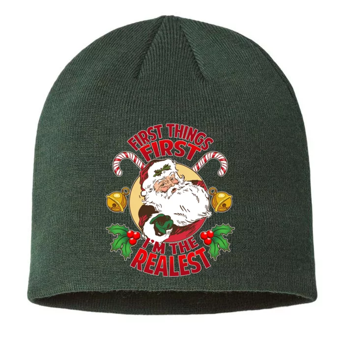 I'm The Realest Santa Claus 8 1/2in Sustainable Knit Beanie