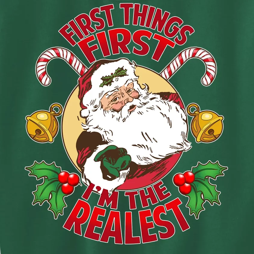 I'm The Realest Santa Claus Kids Sweatshirt