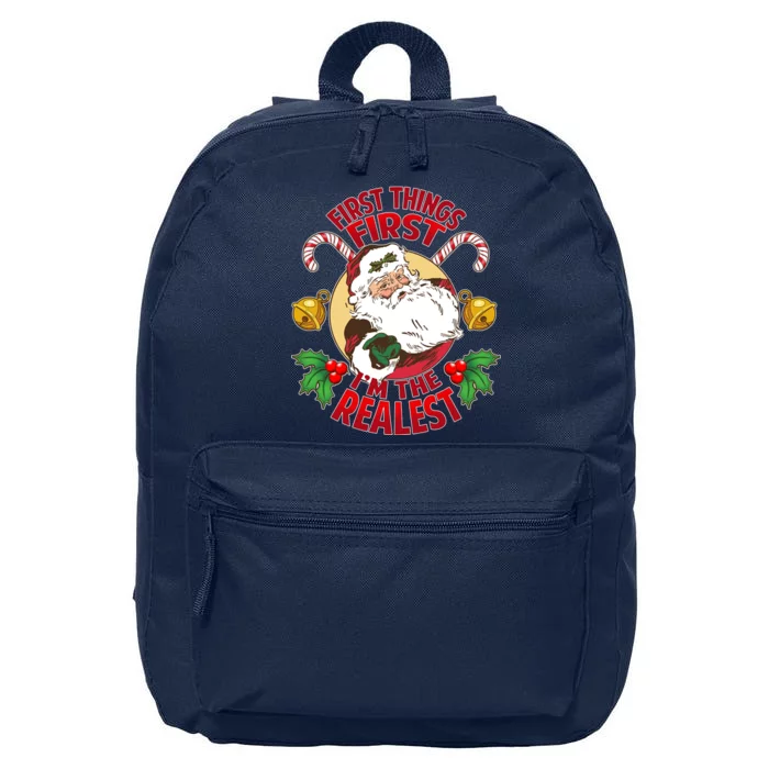 I'm The Realest Santa Claus 16 in Basic Backpack