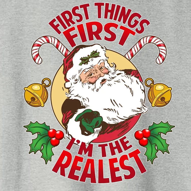 I'm The Realest Santa Claus Women's Crop Top Tee