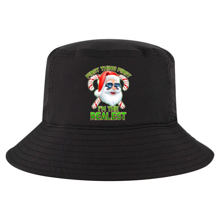 I'm The Realest Santa Claus Christmas Candy Cool Comfort Performance Bucket Hat