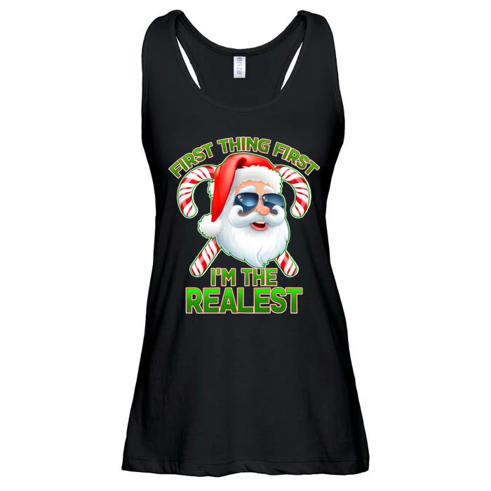 I'm The Realest Santa Claus Christmas Candy Ladies Essential Flowy Tank