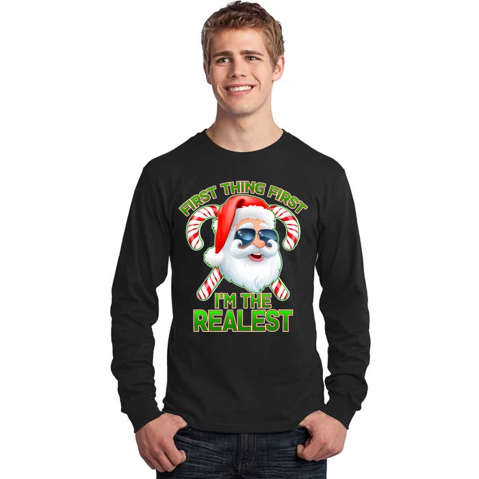 I'm The Realest Santa Claus Christmas Candy Tall Long Sleeve T-Shirt