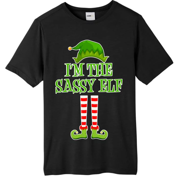 I'm The Sassy Elf Matching Family Christmas ChromaSoft Performance T-Shirt