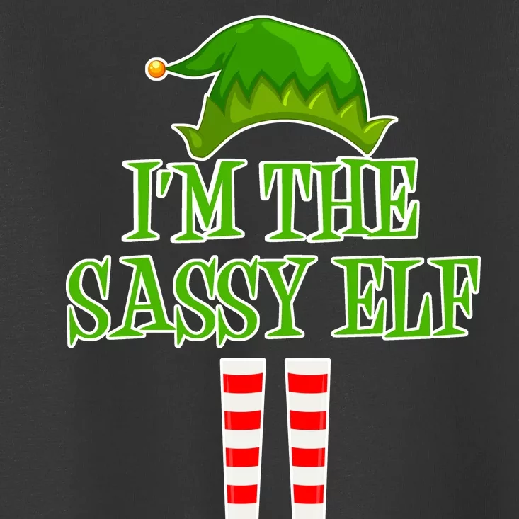 I'm The Sassy Elf Matching Family Christmas Toddler T-Shirt