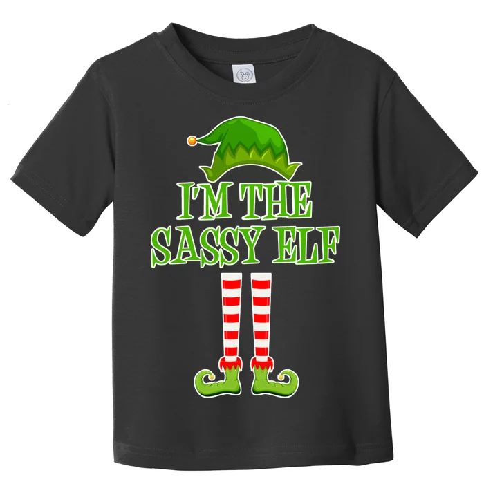 I'm The Sassy Elf Matching Family Christmas Toddler T-Shirt