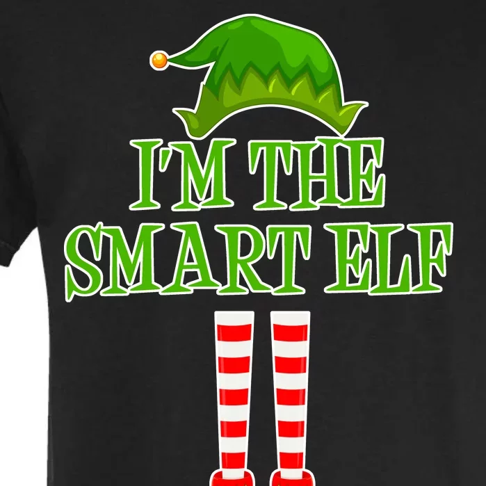 I'm The Smart Elf Matching Family Christmas Garment-Dyed Heavyweight T-Shirt