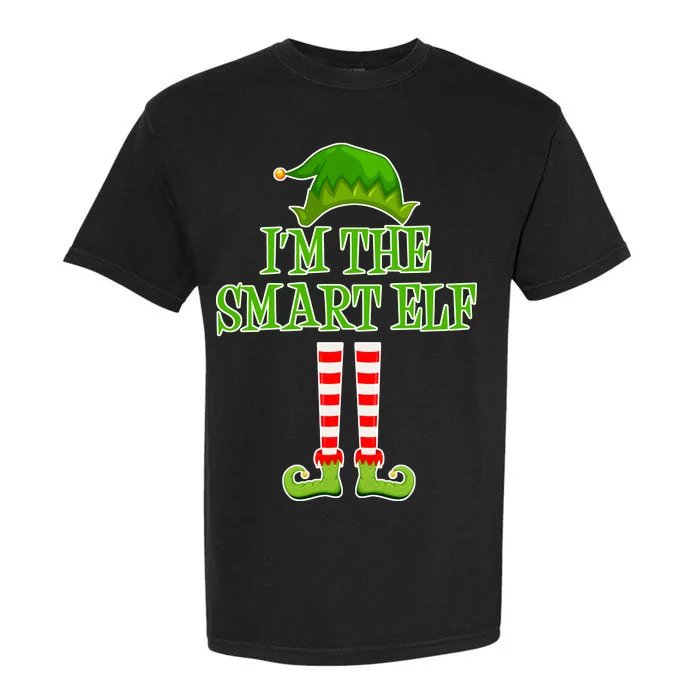 I'm The Smart Elf Matching Family Christmas Garment-Dyed Heavyweight T-Shirt