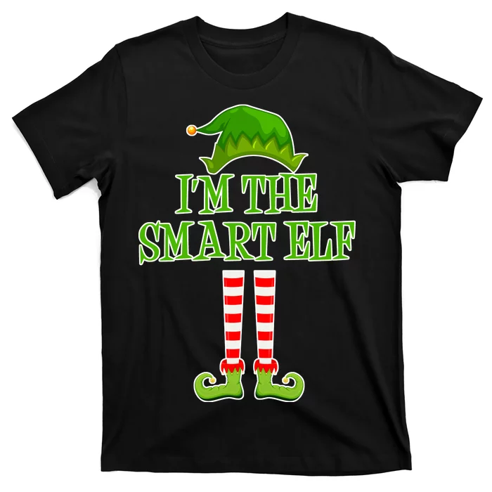 I'm The Smart Elf Matching Family Christmas T-Shirt