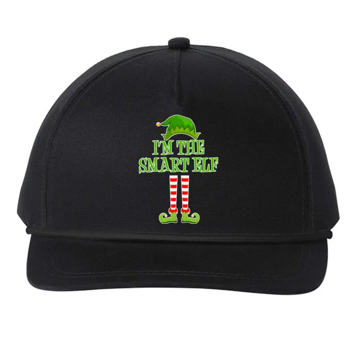 I'm The Smart Elf Matching Family Christmas Snapback Five-Panel Rope Hat