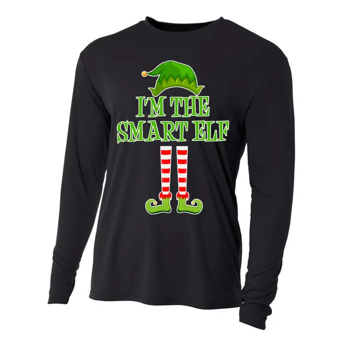 I'm The Smart Elf Matching Family Christmas Cooling Performance Long Sleeve Crew