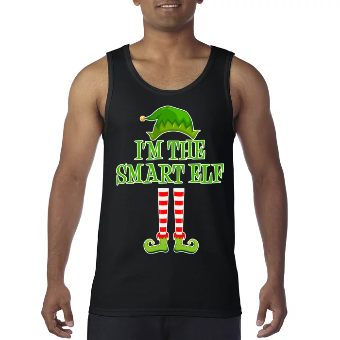 I'm The Smart Elf Matching Family Christmas Tank Top