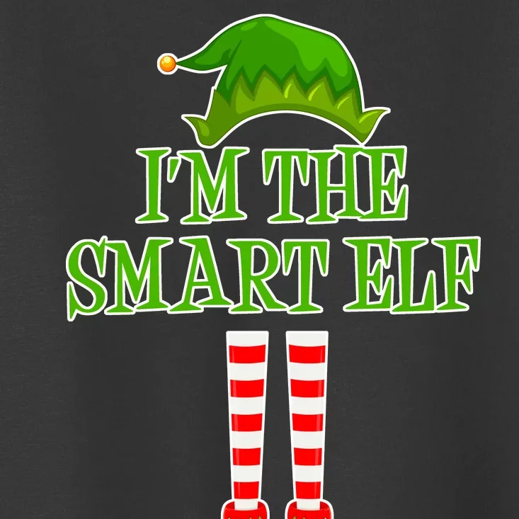 I'm The Smart Elf Matching Family Christmas Toddler T-Shirt