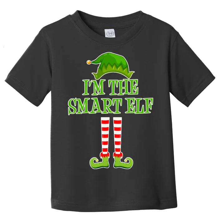 I'm The Smart Elf Matching Family Christmas Toddler T-Shirt