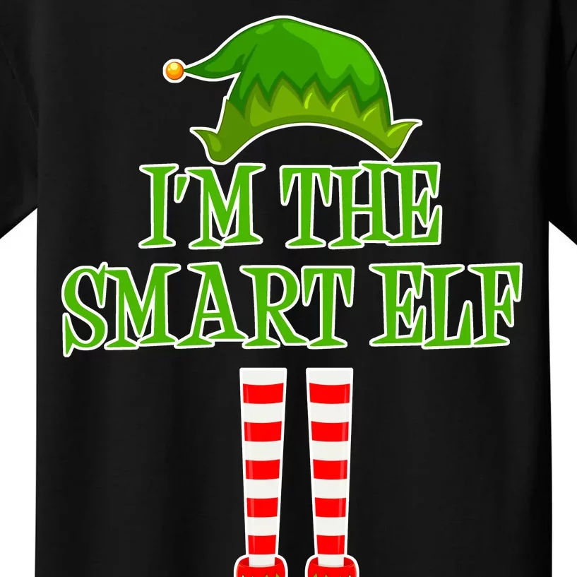 I'm The Smart Elf Matching Family Christmas Kids T-Shirt