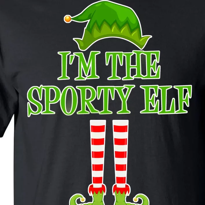 I'm The Sporty Elf Matching Family Christmas Tall T-Shirt