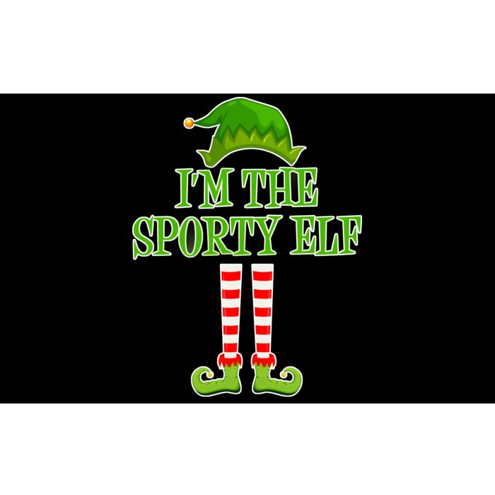 I'm The Sporty Elf Matching Family Christmas Bumper Sticker