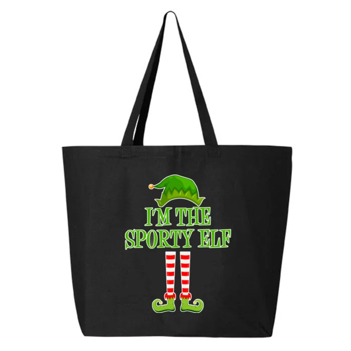 I'm The Sporty Elf Matching Family Christmas 25L Jumbo Tote