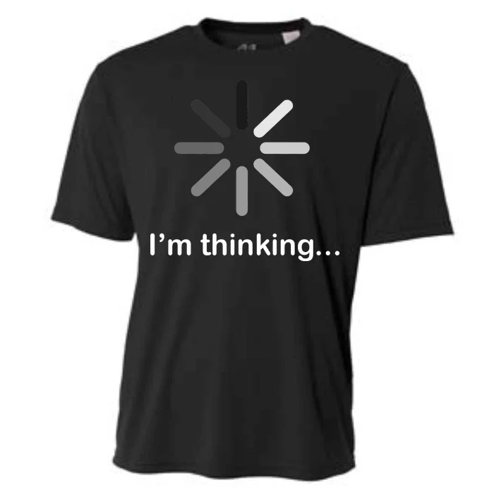 I'm Thinking Loading Logo Cooling Performance Crew T-Shirt