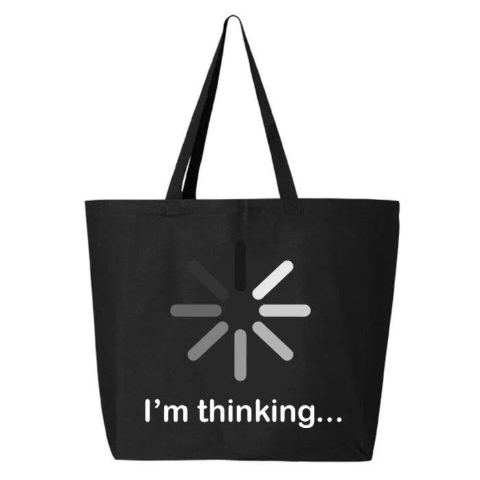 I'm Thinking Loading Logo 25L Jumbo Tote