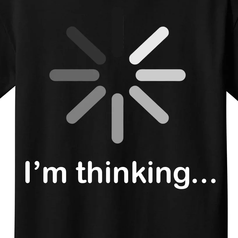 I'm Thinking Loading Logo Kids T-Shirt