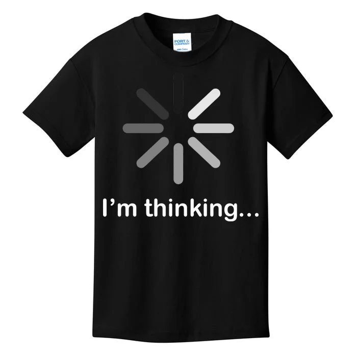 I'm Thinking Loading Logo Kids T-Shirt