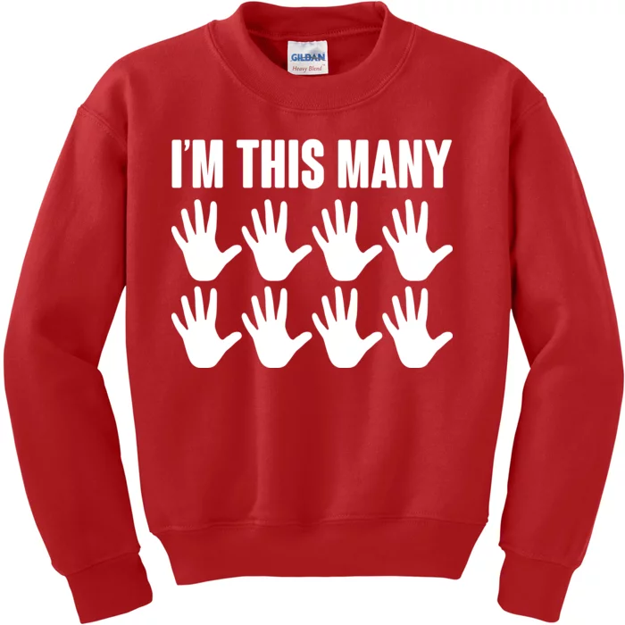 I'm This Many - 40th Birthday Kids Sweatshirt