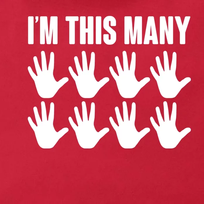 I'm This Many - 40th Birthday Zip Tote Bag