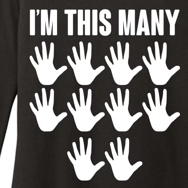 I'm This Many - 50th Birthday Womens CVC Long Sleeve Shirt