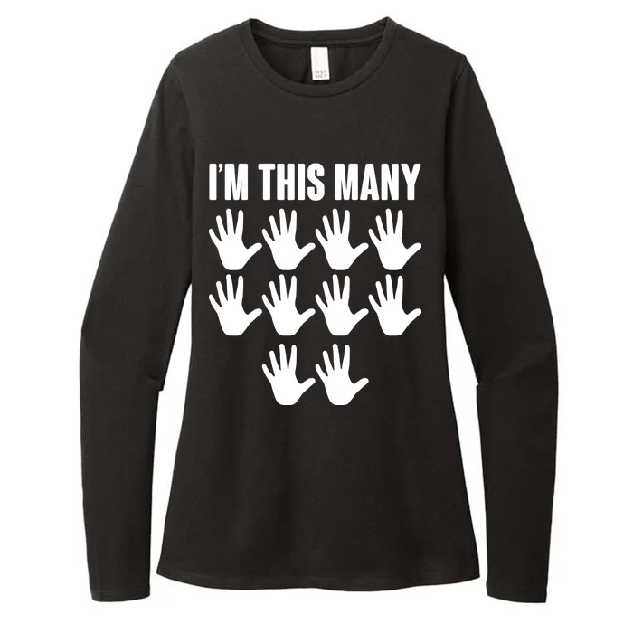 I'm This Many - 50th Birthday Womens CVC Long Sleeve Shirt