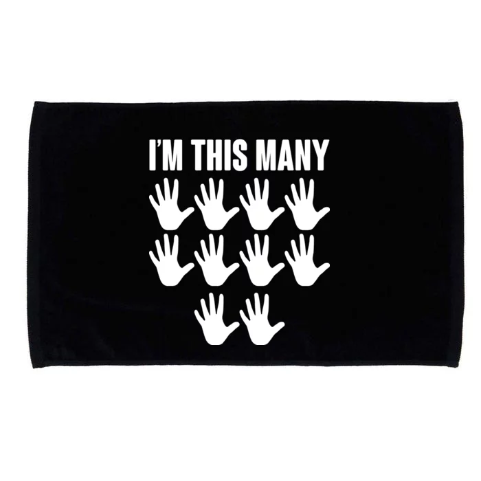 I'm This Many - 50th Birthday Microfiber Hand Towel