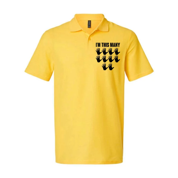 I'm This Many - 50th Birthday Softstyle Adult Sport Polo