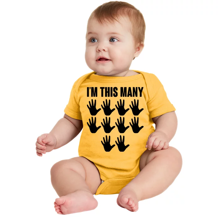 I'm This Many - 50th Birthday Baby Bodysuit