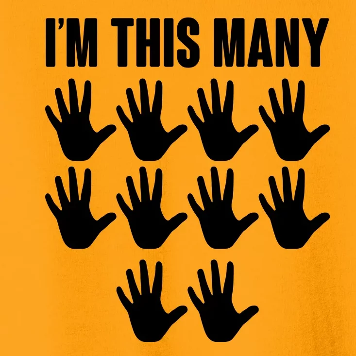 I'm This Many - 50th Birthday Toddler T-Shirt