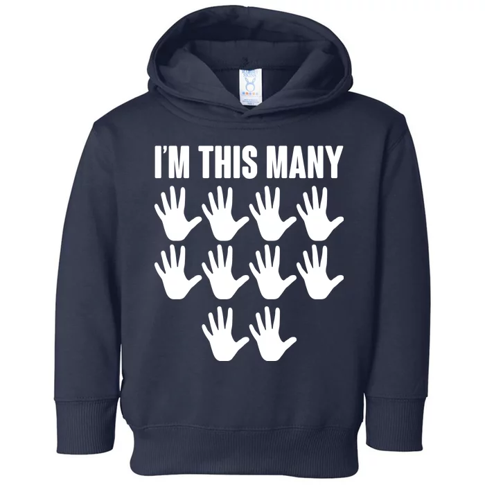 I'm This Many - 50th Birthday Toddler Hoodie