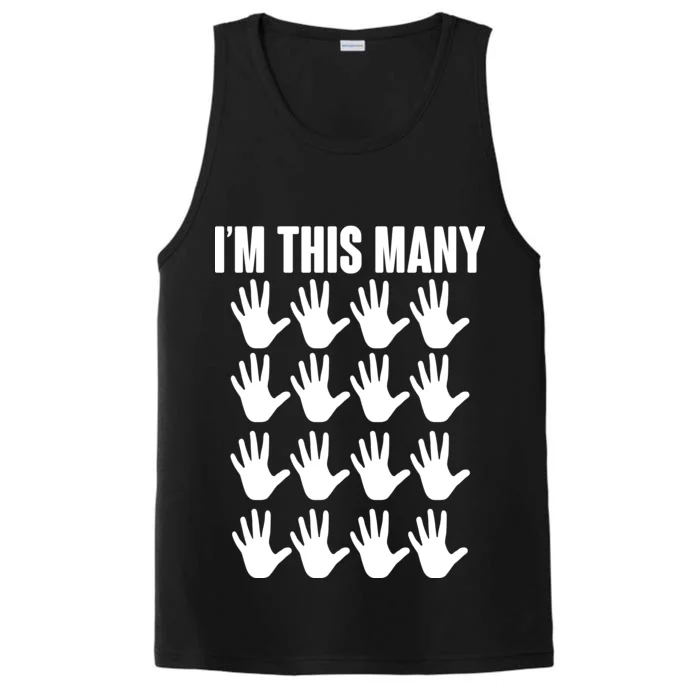 I'm This Many - 80th Birthday Performance Tank