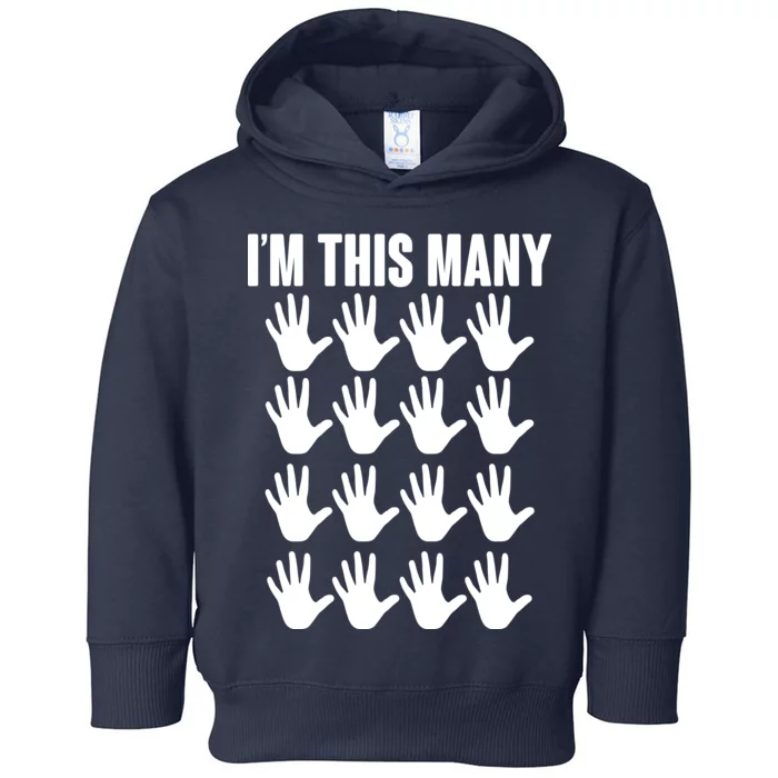 I'm This Many - 80th Birthday Toddler Hoodie