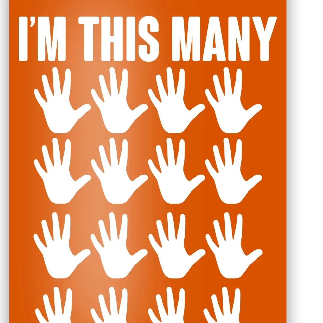 I'm This Many - 80th Birthday Poster