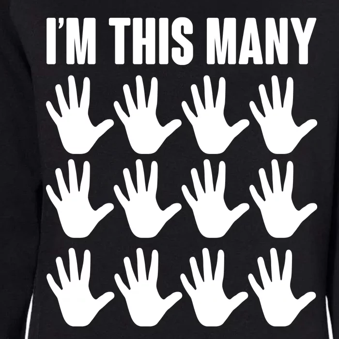 I'm This Many 60th Birthday Womens California Wash Sweatshirt