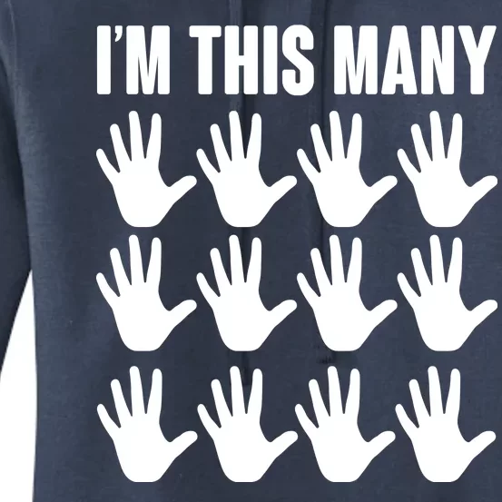 I'm This Many 60th Birthday Women's Pullover Hoodie