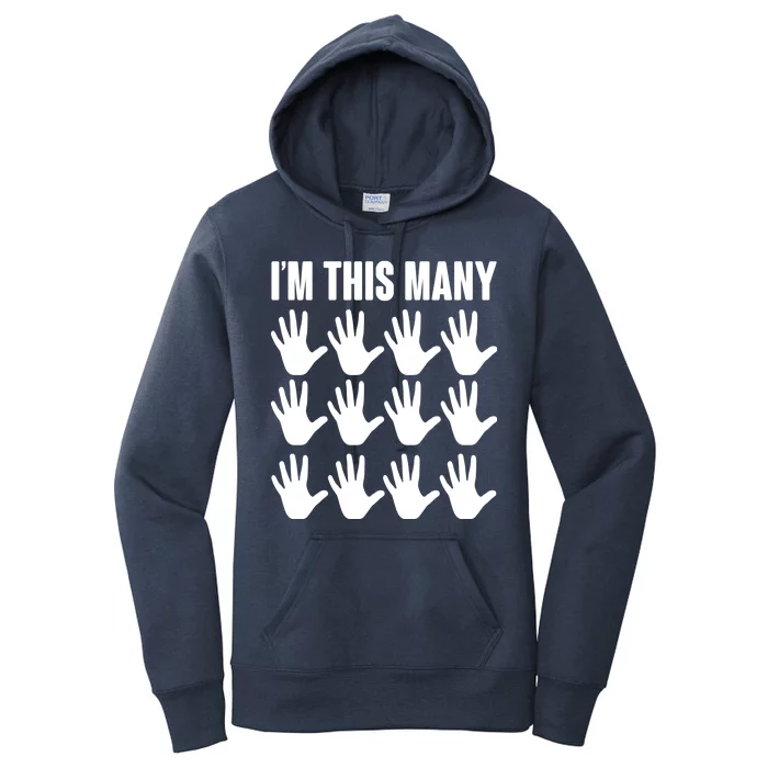 I'm This Many 60th Birthday Women's Pullover Hoodie